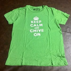 The Chive Tee KCCO Keep Calm Chive On XL